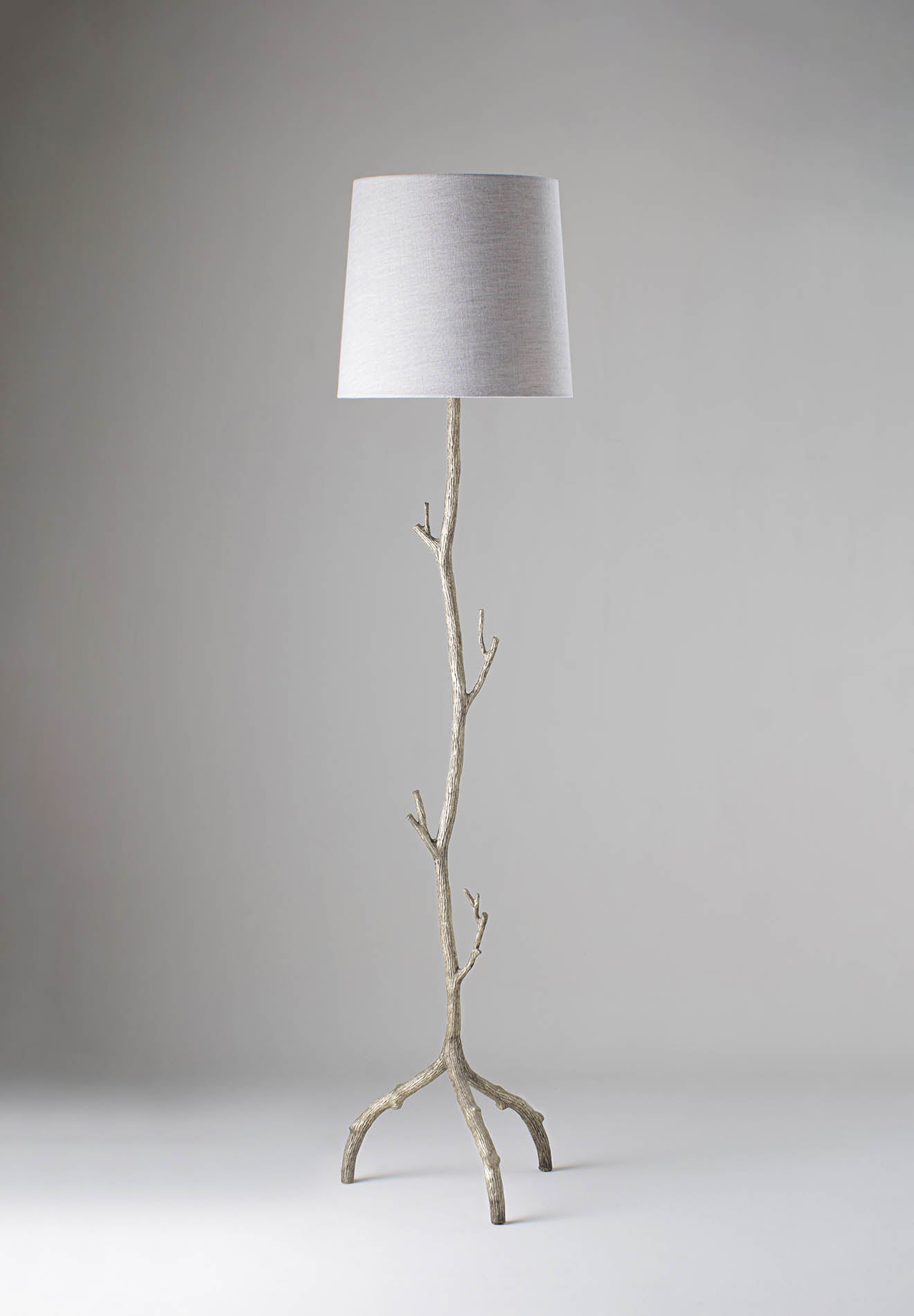 Forest Floor Lamp MFL52 Burnished Silver Lighting