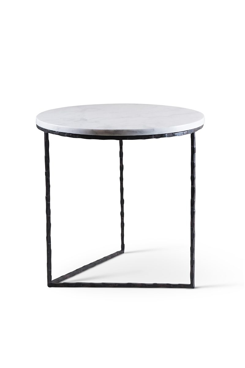 Giacometti Champagne Table CST50 Carbon with Calacatta Primavera