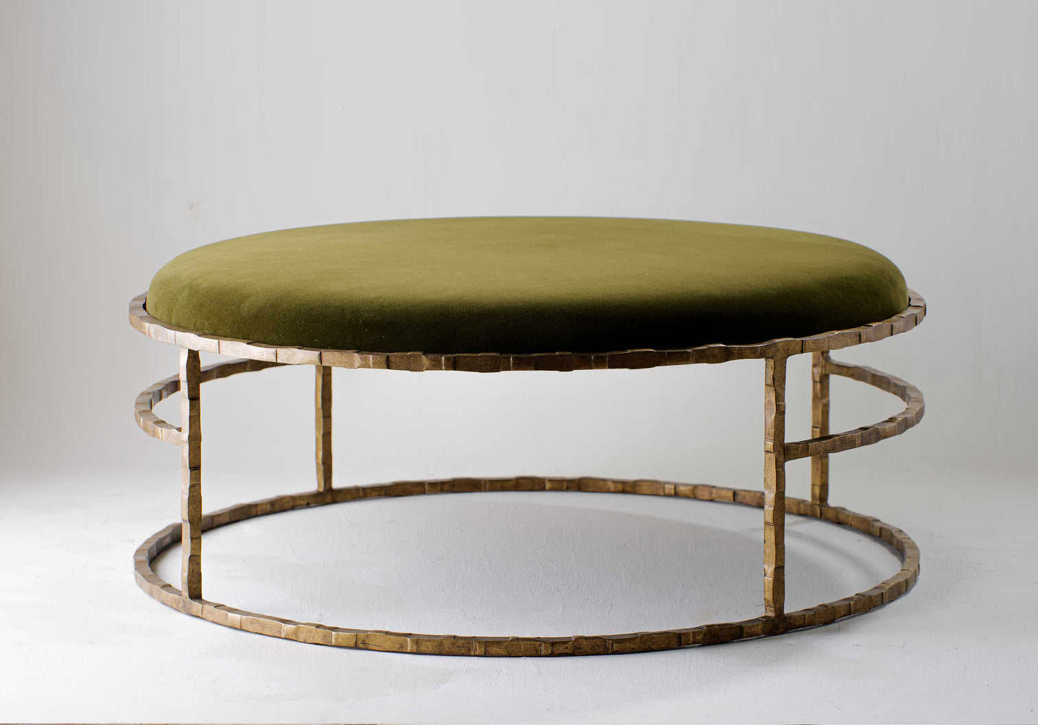 Giacometti Round Ottoman CSB07
