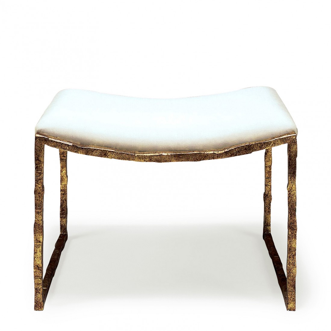 Giacometti Stool CSB01 Versailles Gold with COM Covered Seat Pad
