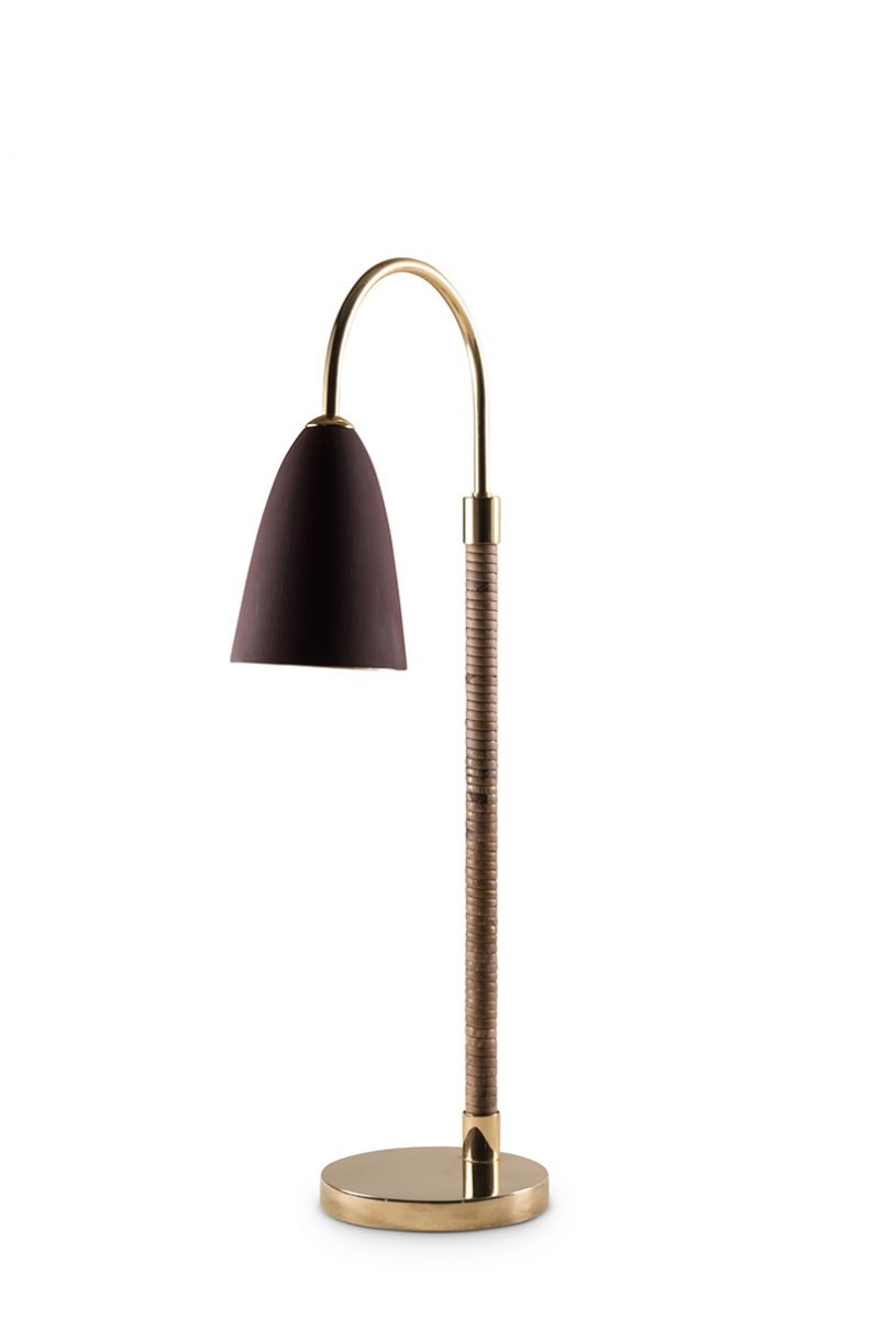 Holden Desk Lamp SLB70 Brass with Bromine