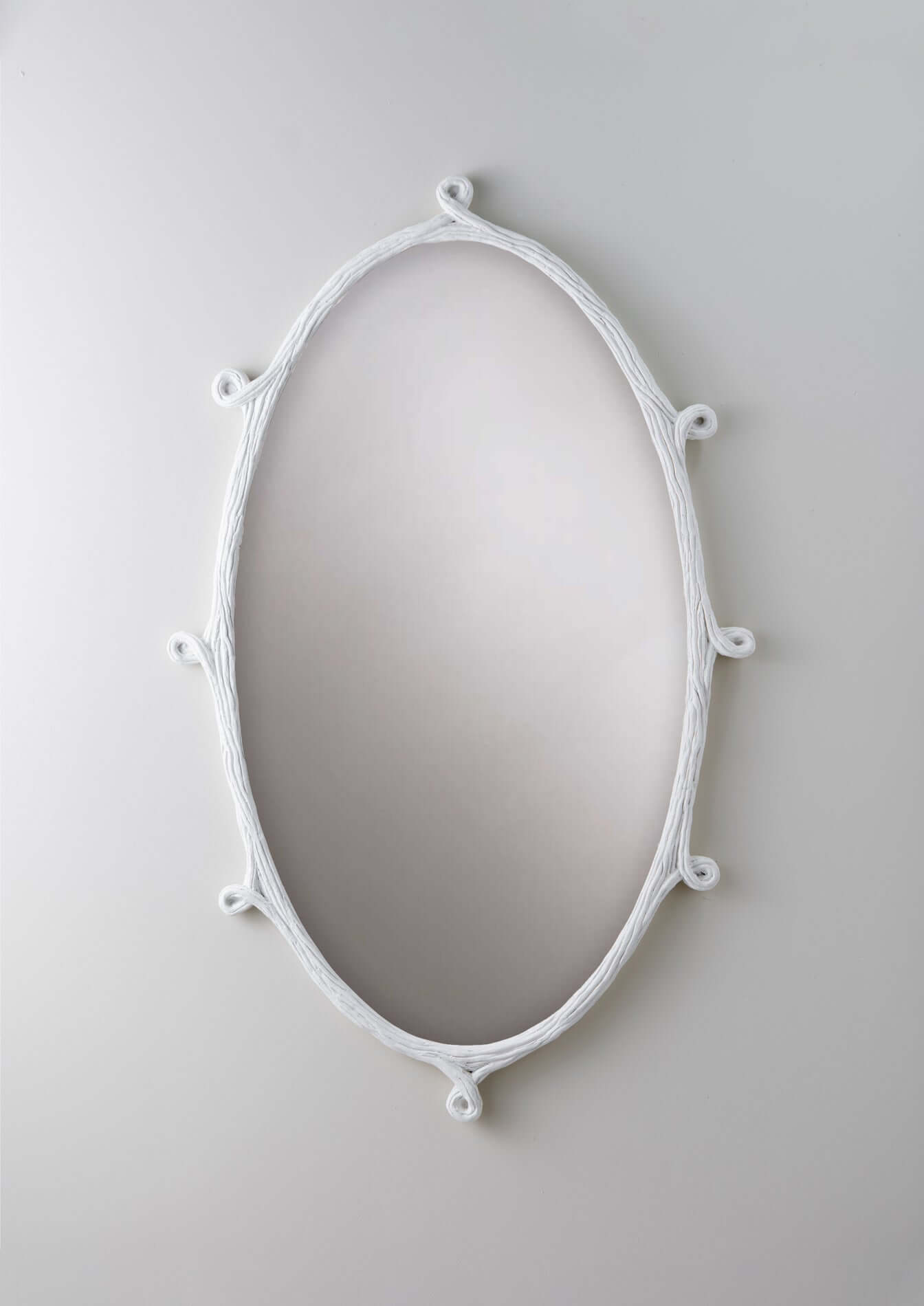 Jolly Mirror WM59 Plaster White