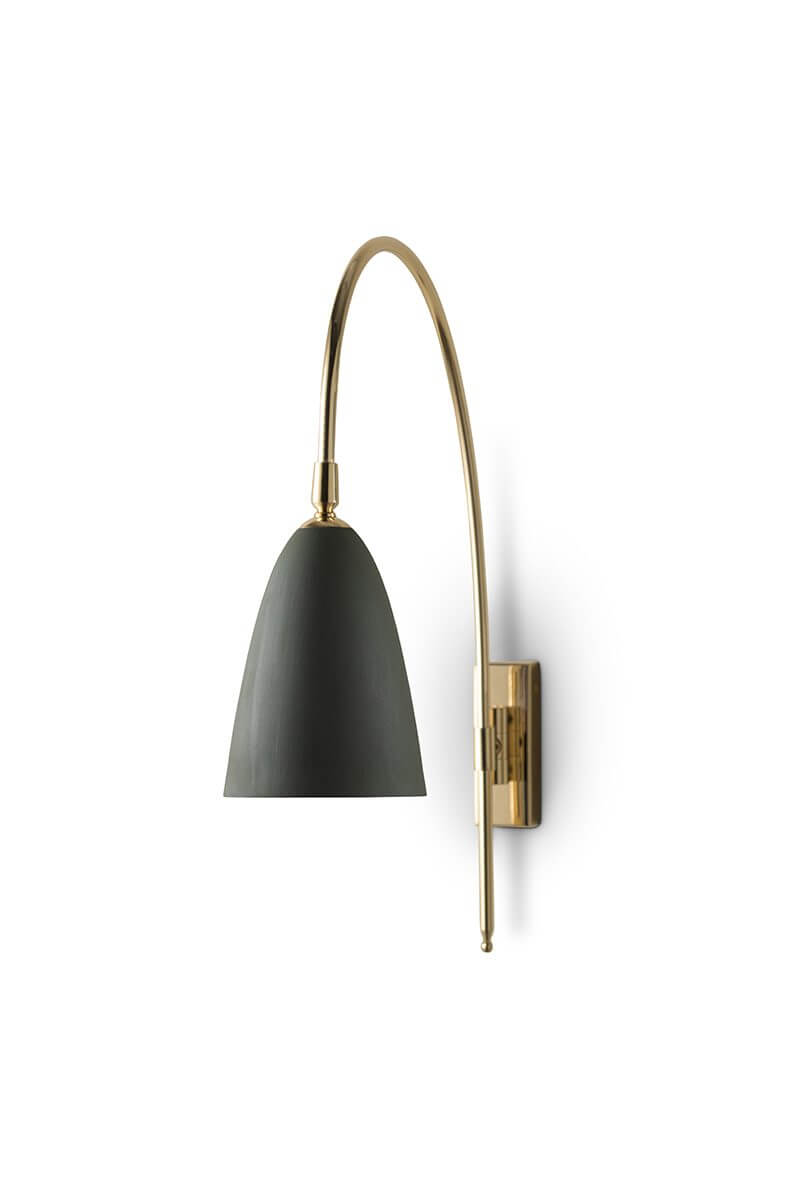 Kingsley Wall Light TWL125 Brass with Bottle