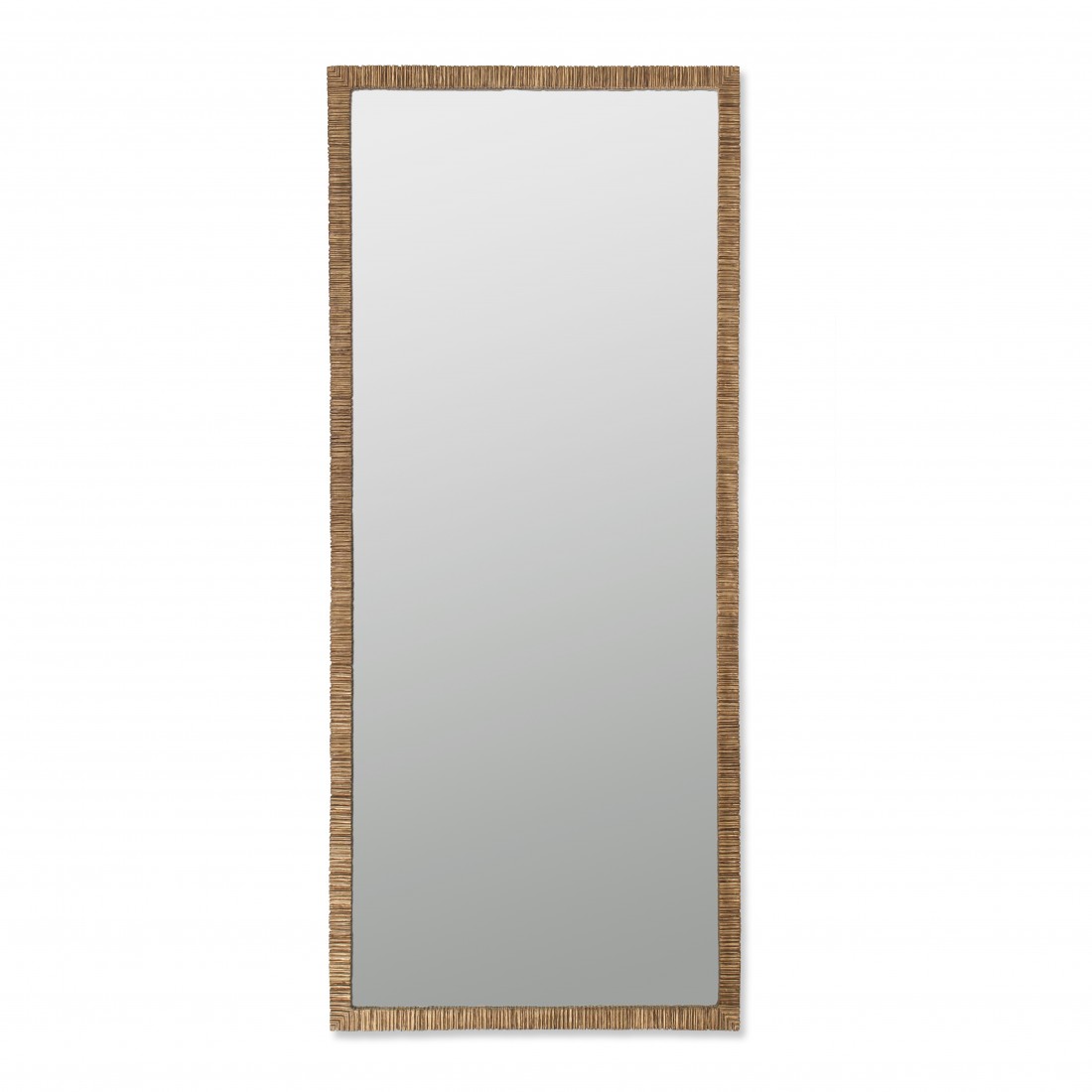Large Rectangular Trevose Mirror WM31L French Brass