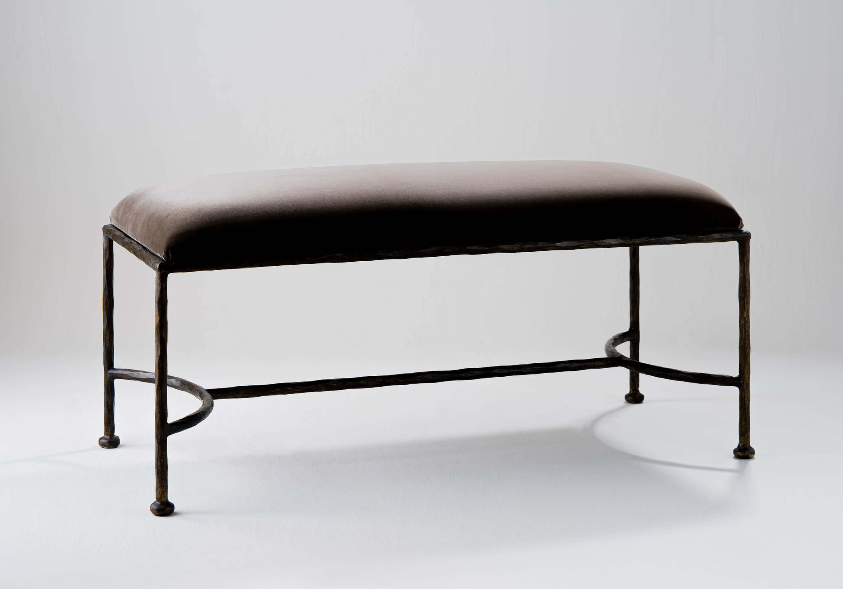 Logan Bed End Bench CSB10 New Bronze with COM seatpad