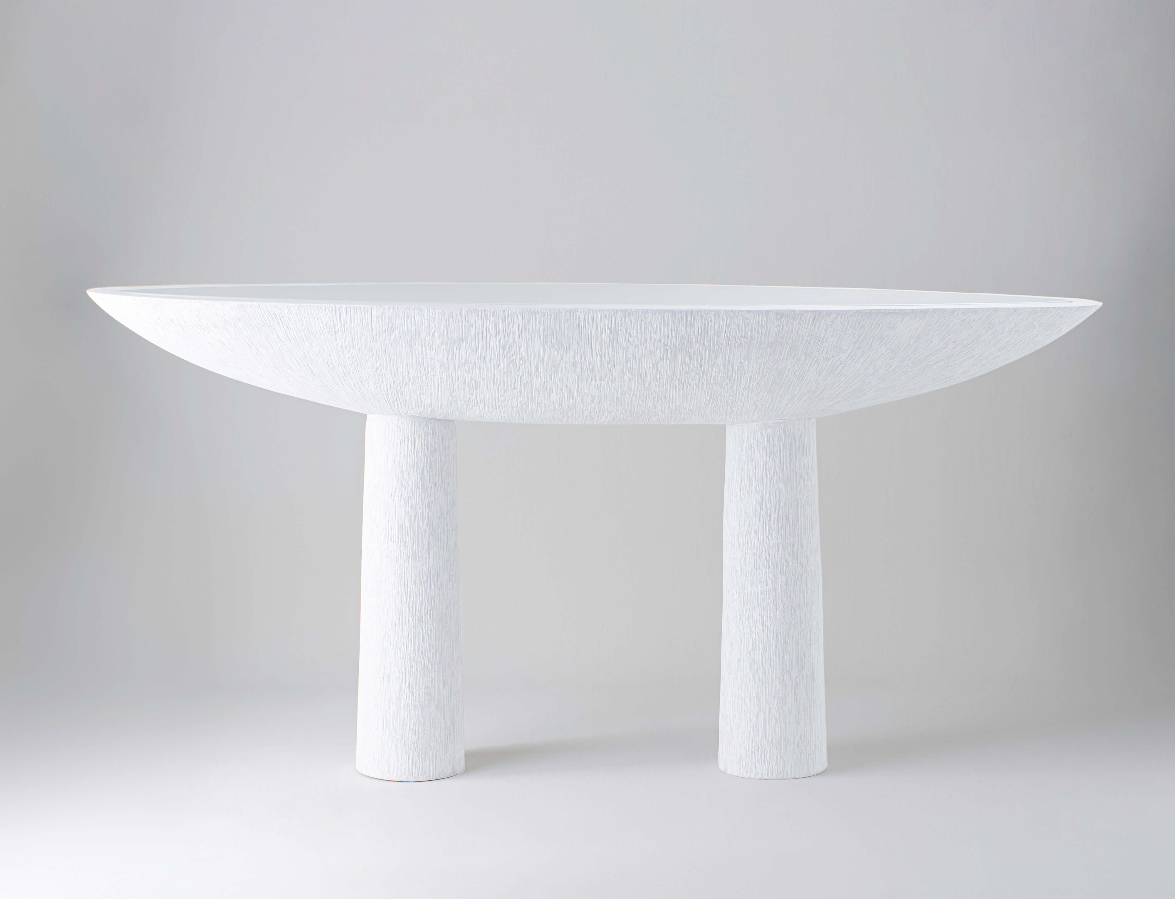 Marina Console Table CCT60 Scratched Plaster