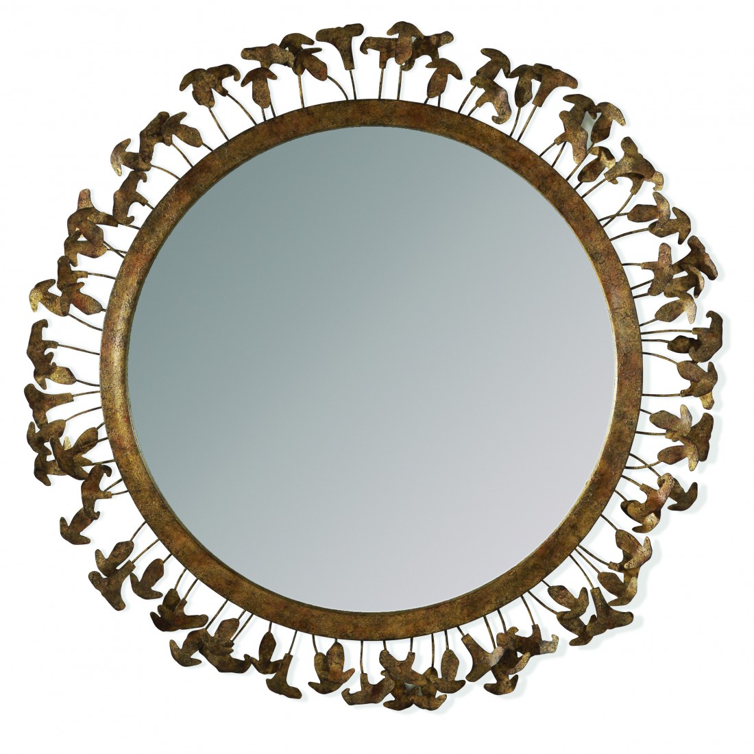 Mushroom Mirror WM37 Mayan Gold