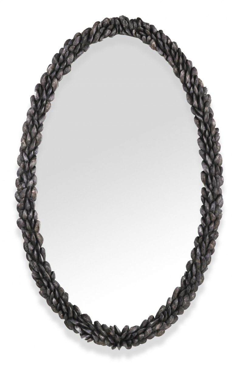 Mussel Shell Mirror WM35 Mussel Blue
