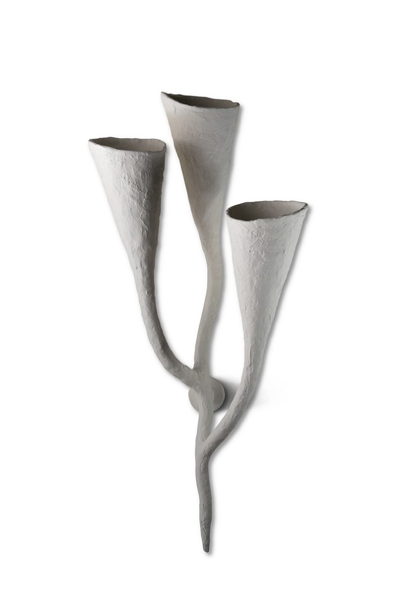 Ophelia Wall Light TWL128 Plaster White