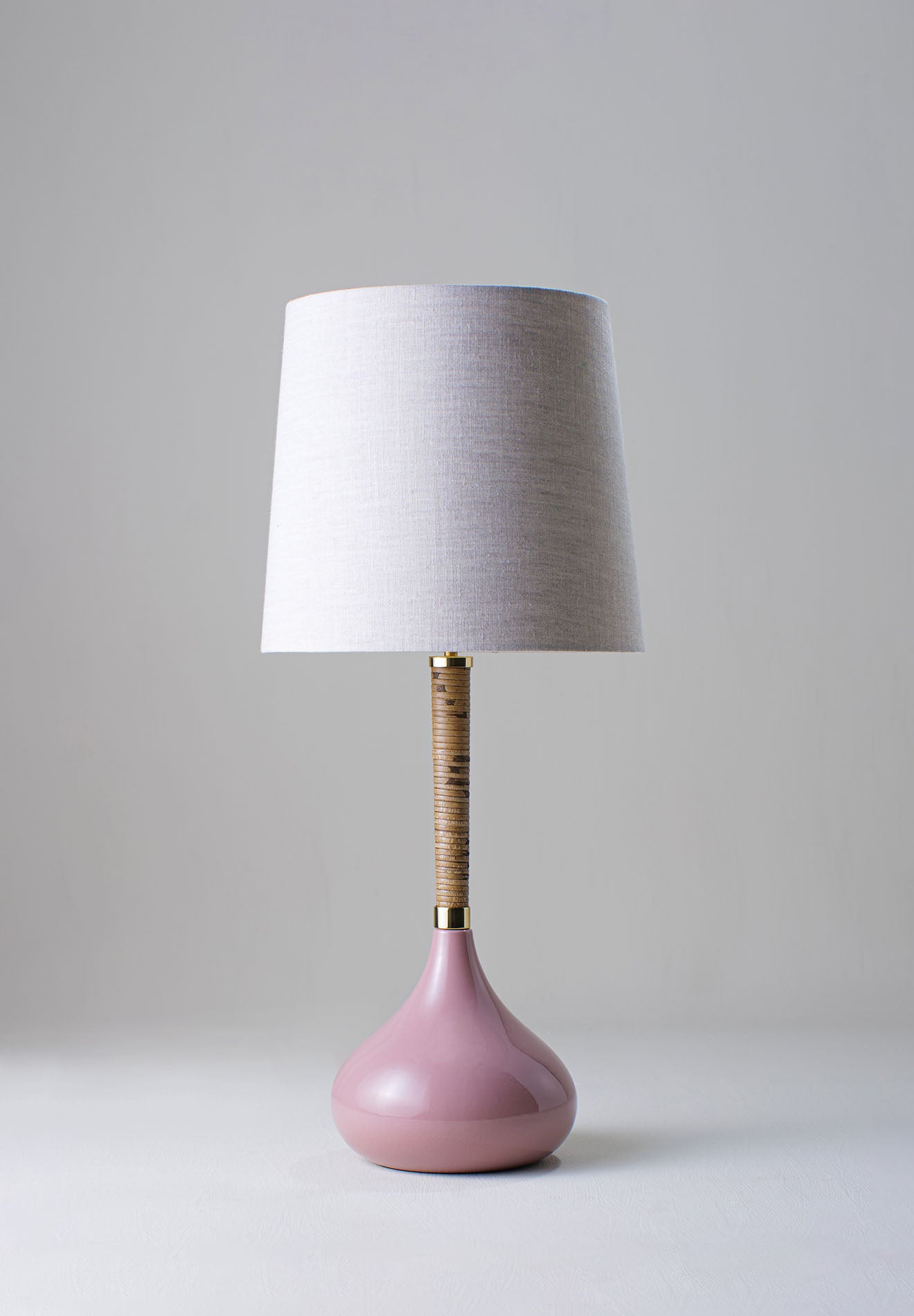 Phoebe Lamp CLB47 Smoky Pink Lighting