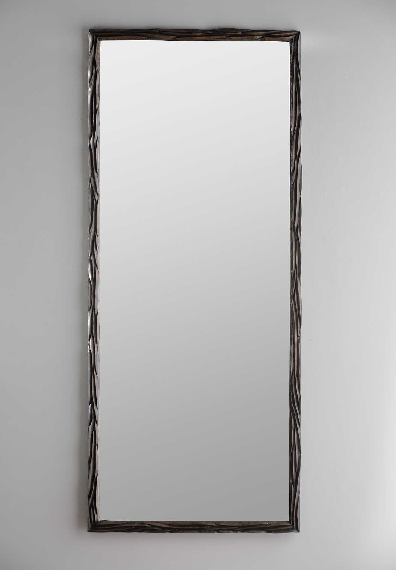 Rectangle Laurel Mirror WM24R Mirrored Glass New Bronze