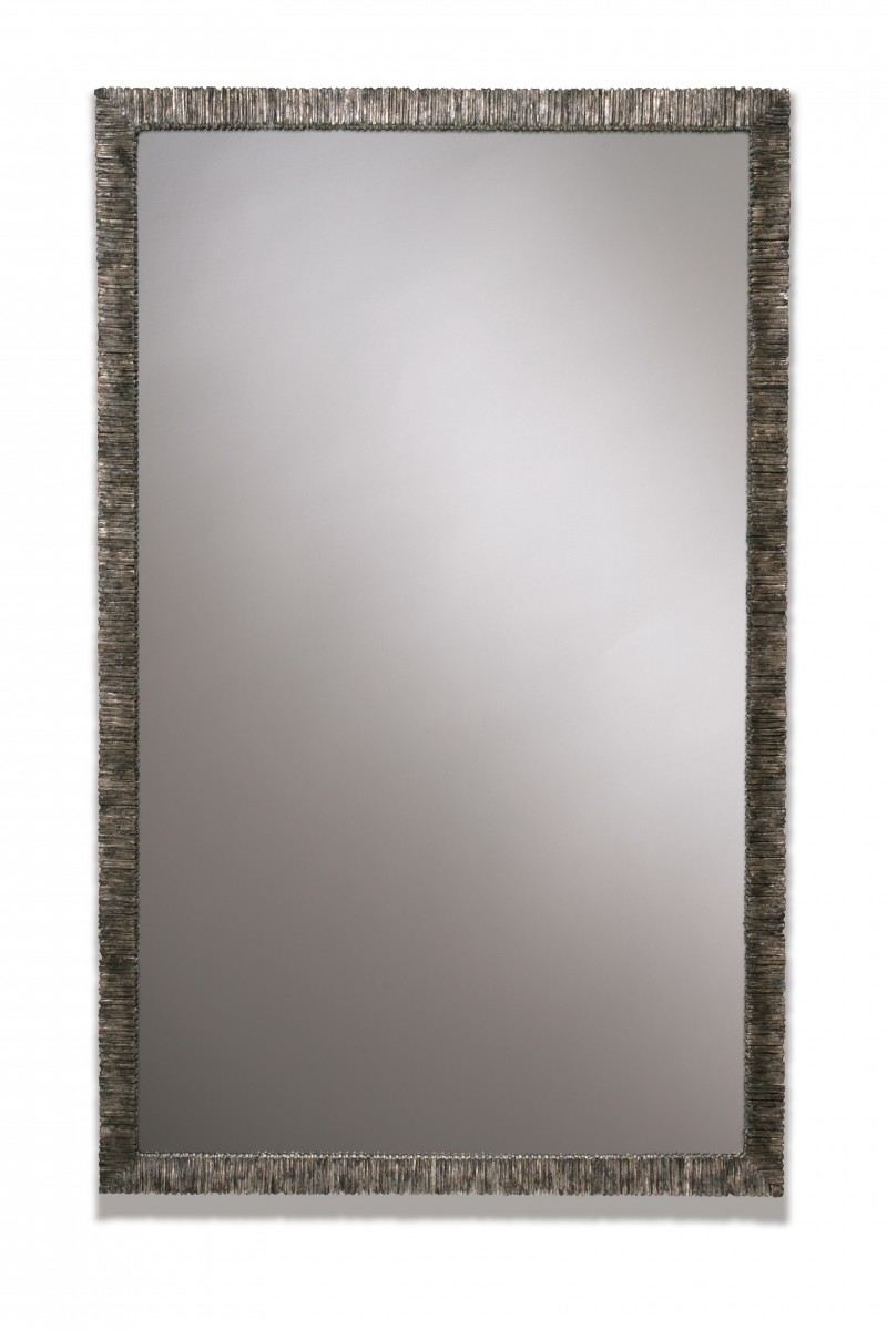 Small Rectangular Trevose Mirror WM31S Burnt Silver