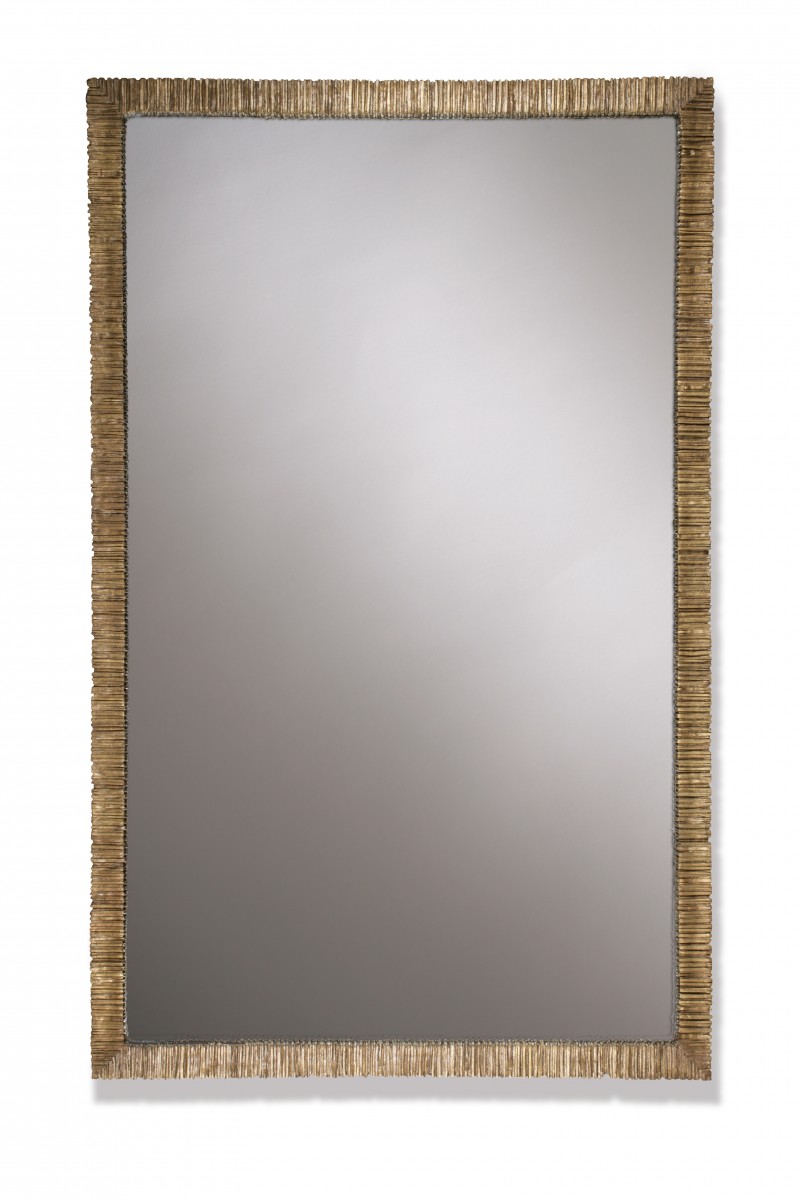 Small Rectangular Trevose Mirror WM31S French Brass