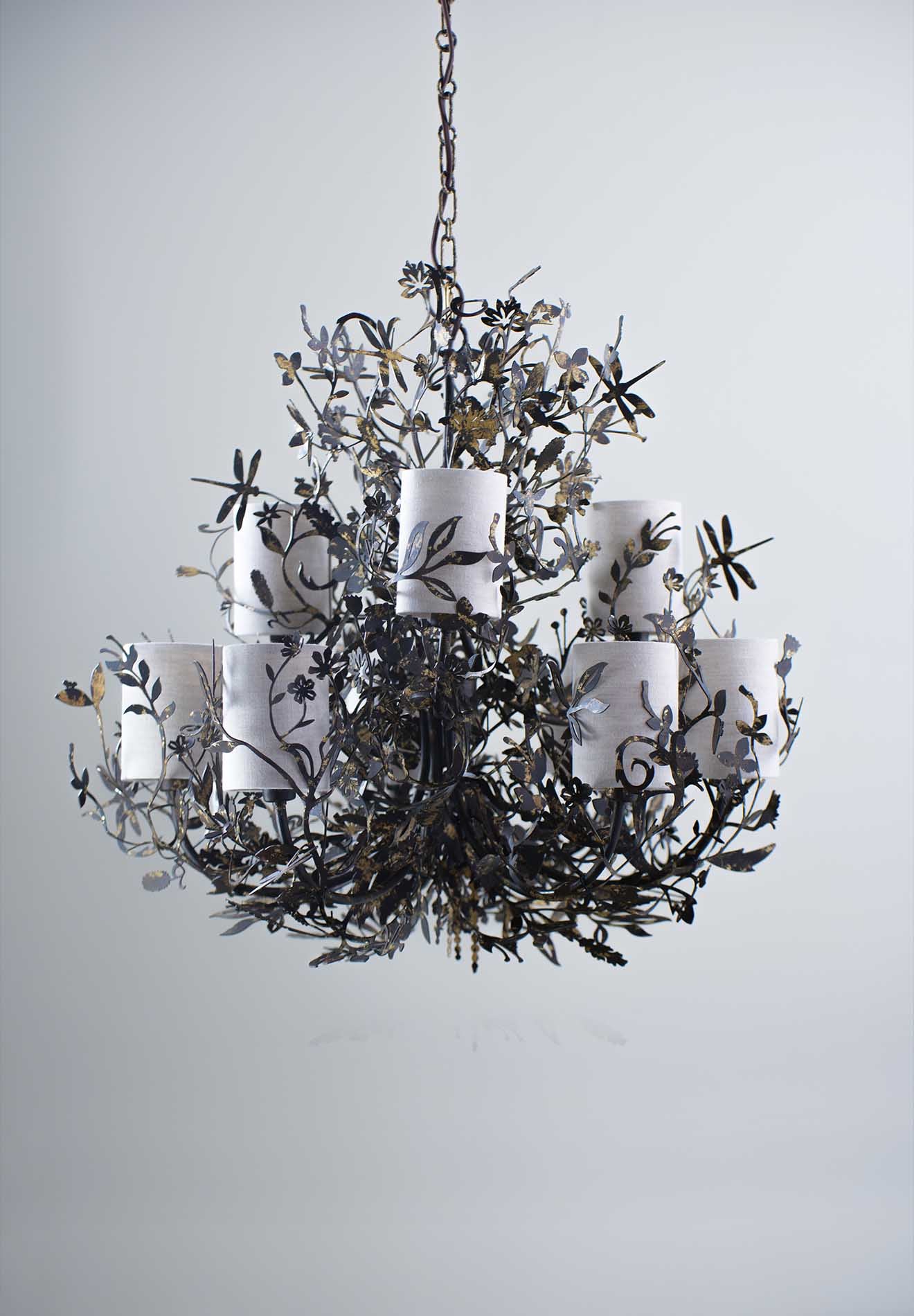 Spry Ceiling Light Large MCL88L Gilded Rust Lighting