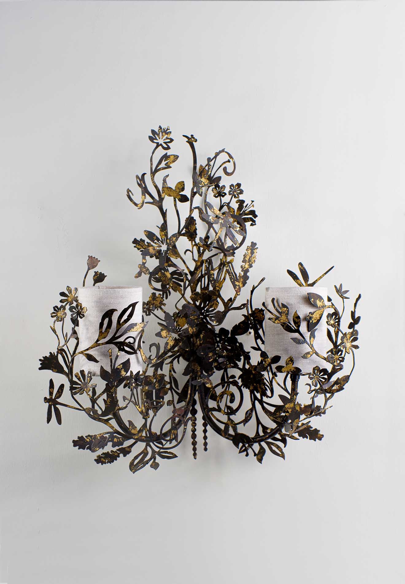 Spry Wall Light Large TWL134L Gilded Rust Lighting