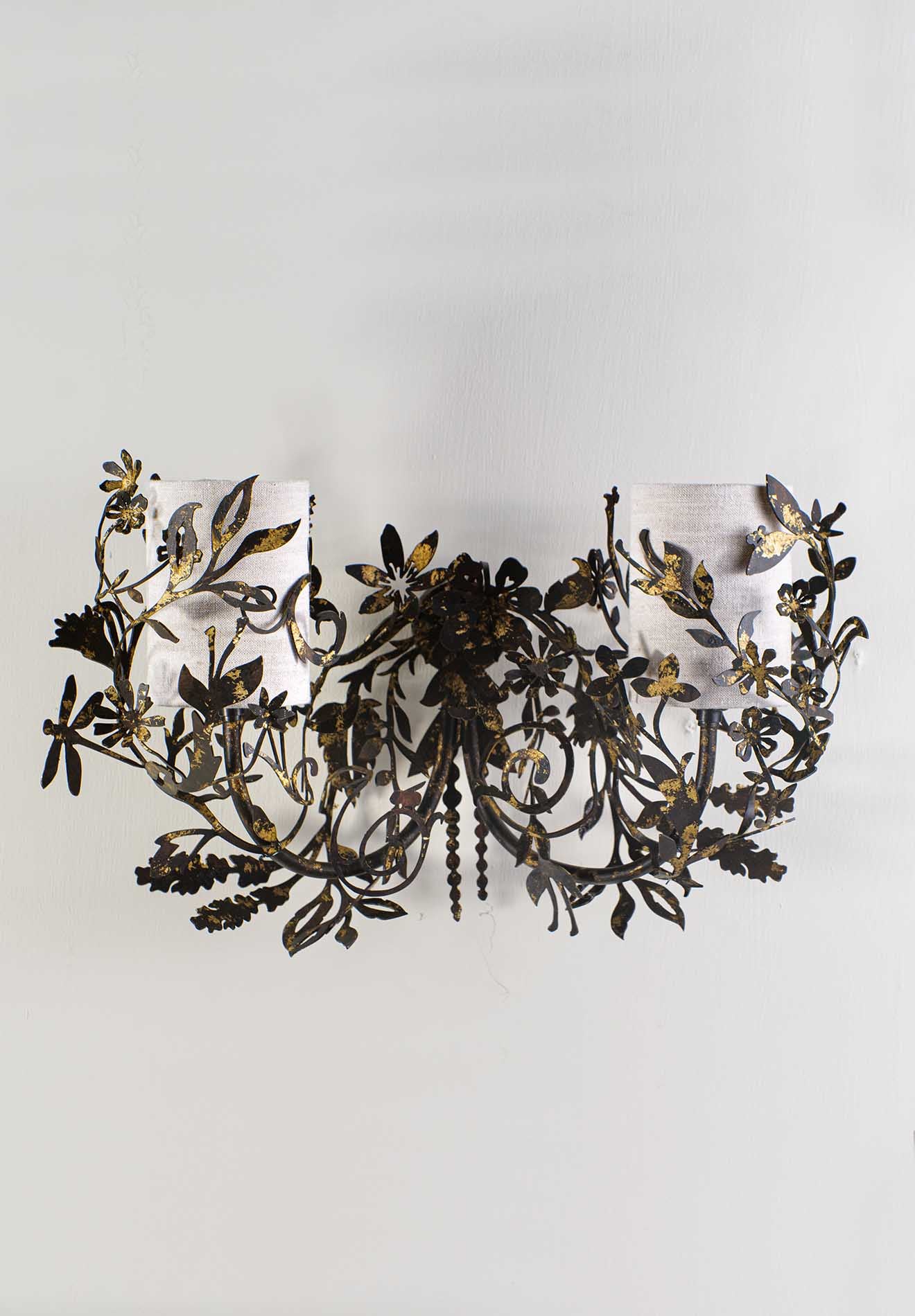 Spry Wall Light Medium TWL134M Gilded Rust Lighting