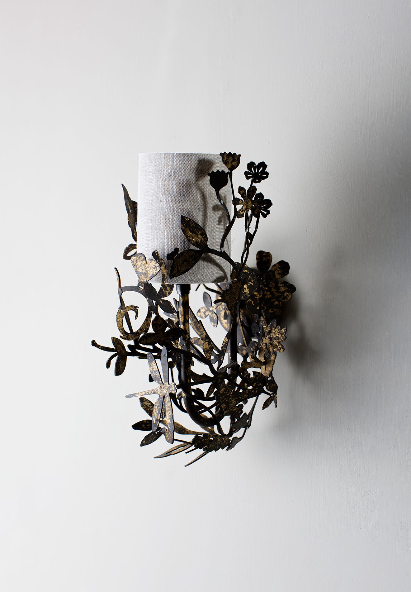 Spry Wall Light Small TWL134S Gilded Rust Lighting
