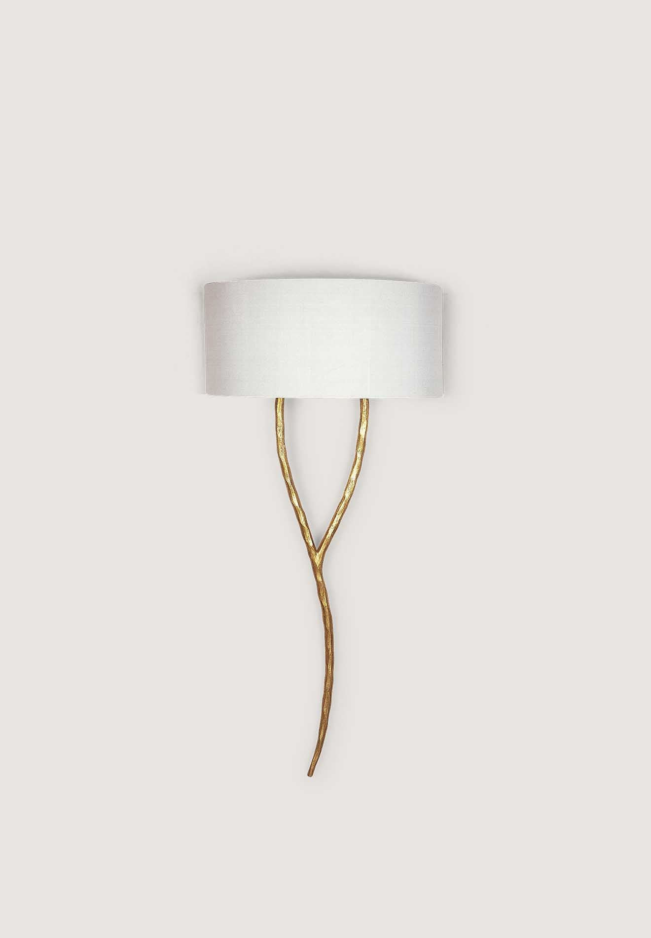 Yves Wall Light White Gold