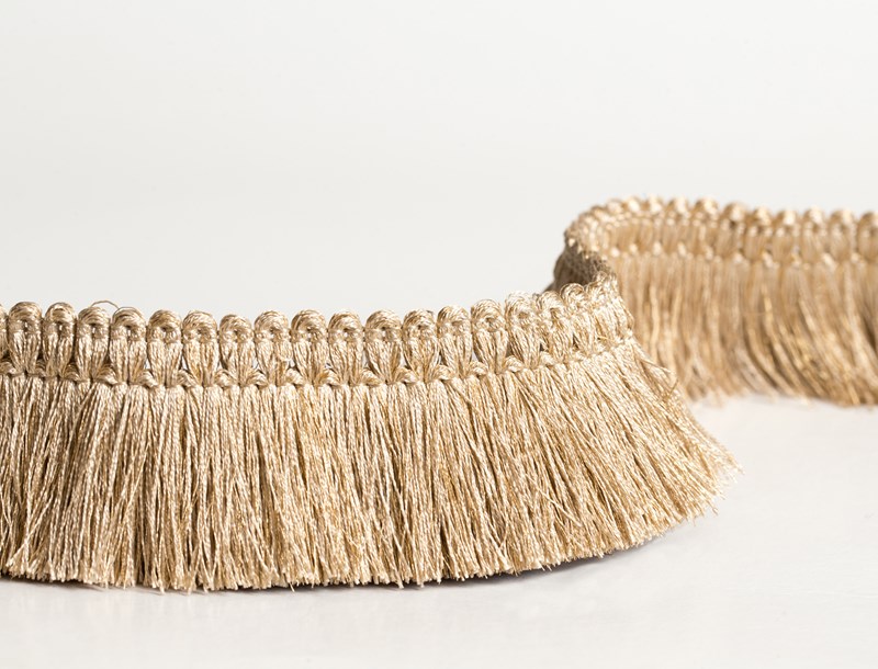 Precious metals brush fringe T005-02