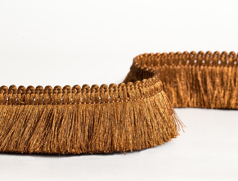 Precious metals brush fringe T005-03