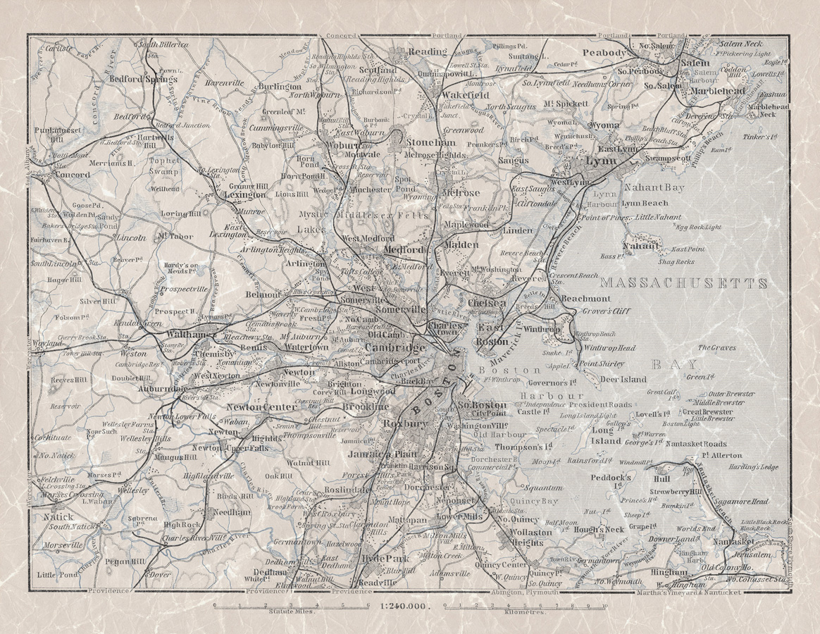 Boston Harbor 1884