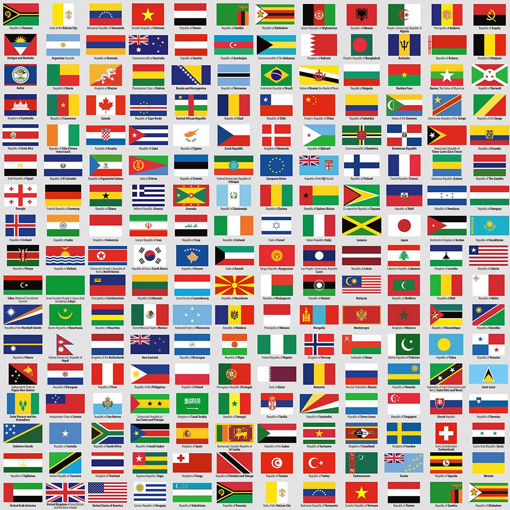 Flags Of Sovereign States R10741