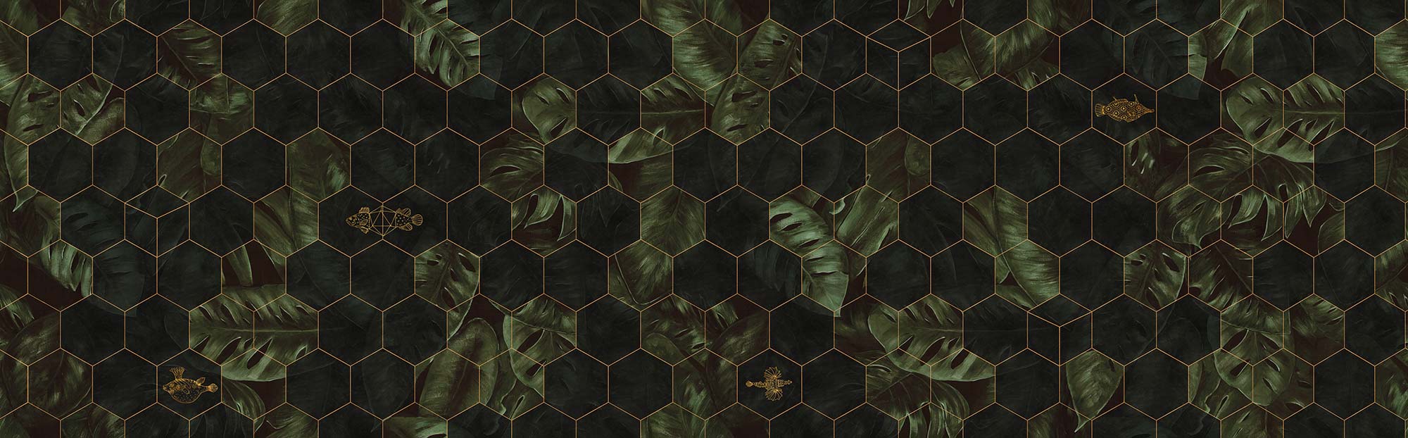 Hexagon Leaves R17181