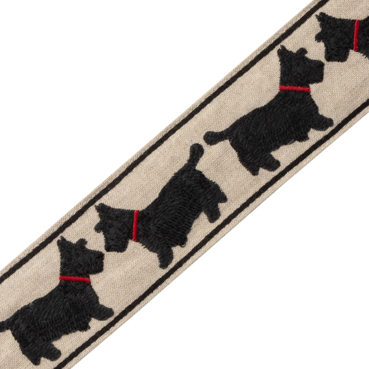 Scottie Embroidered Border BT-61044-02