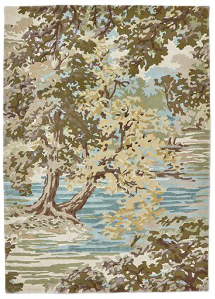 Ancient Canopy Fawn Olive Green 146701 Rug