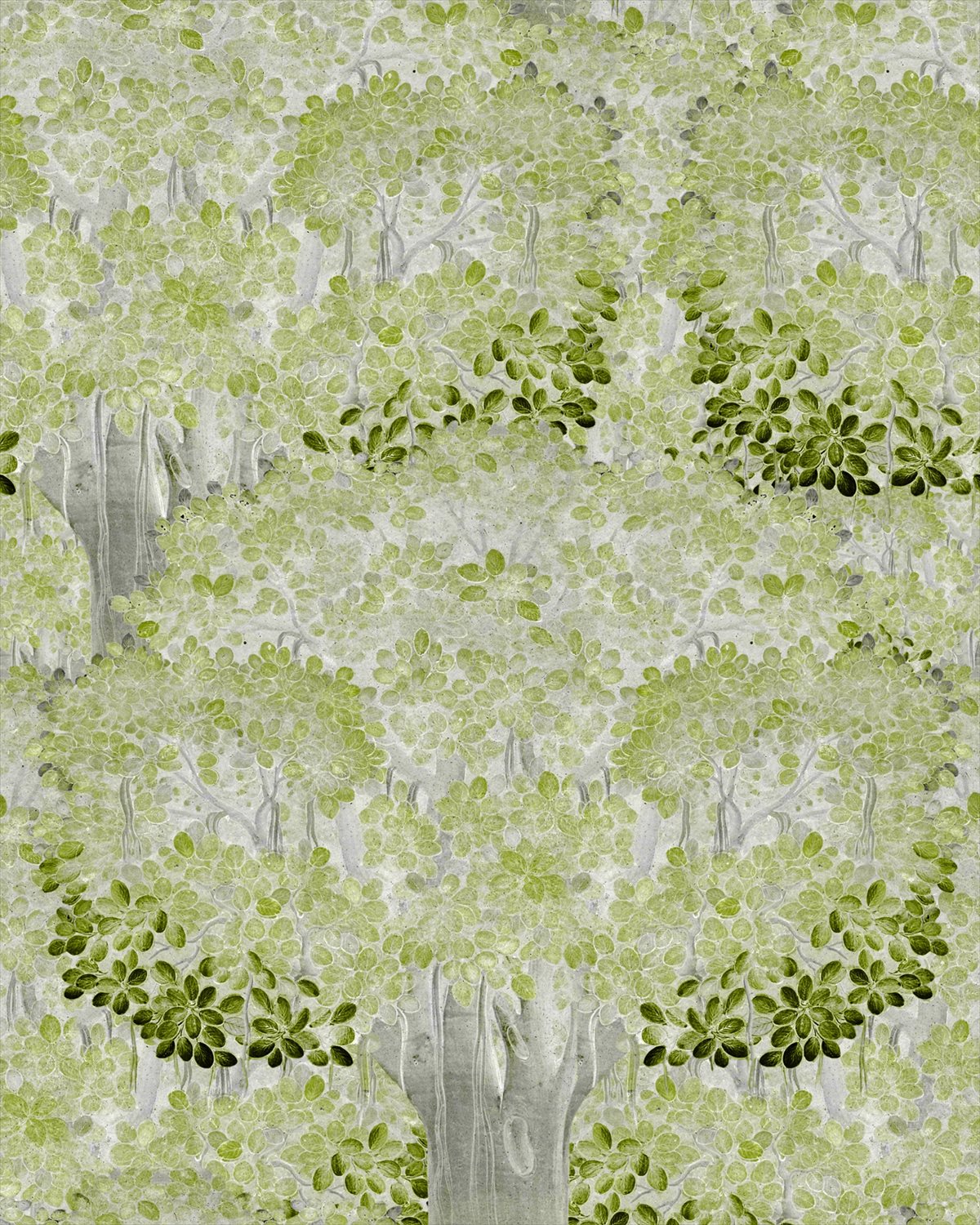 Savage Leaves Green WP20445
