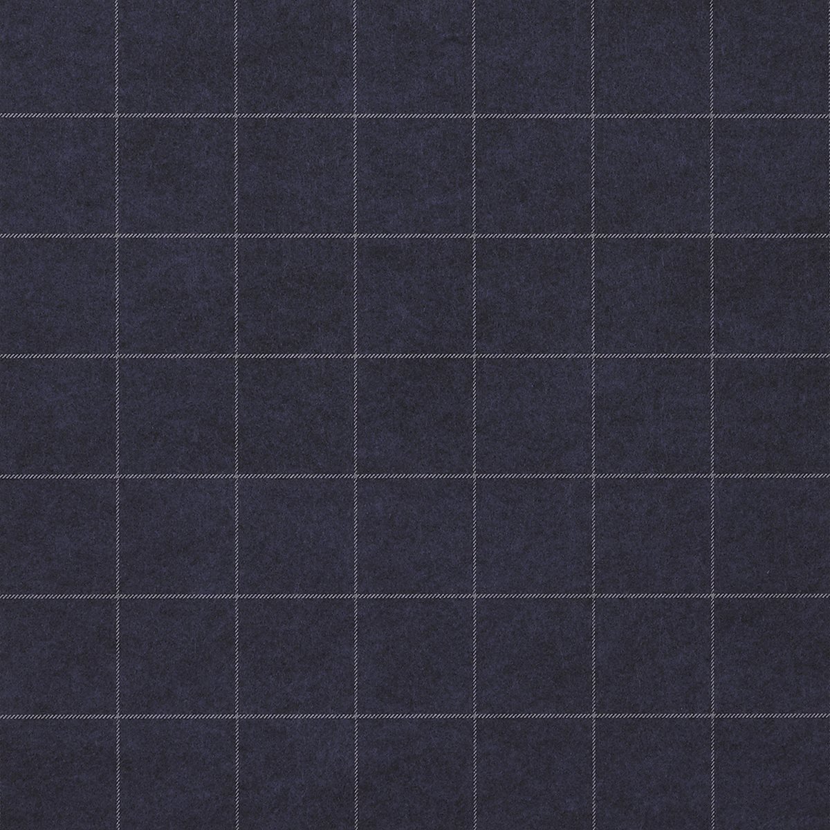 Savile Suiting Plaid White on Navy 4474