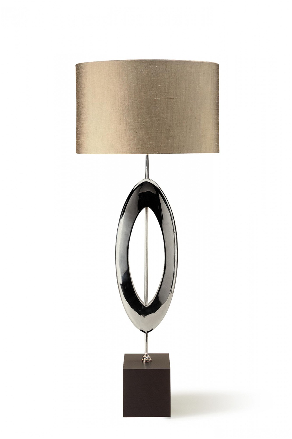 Sculpted Manhattan Lamp SLB10S Nickel