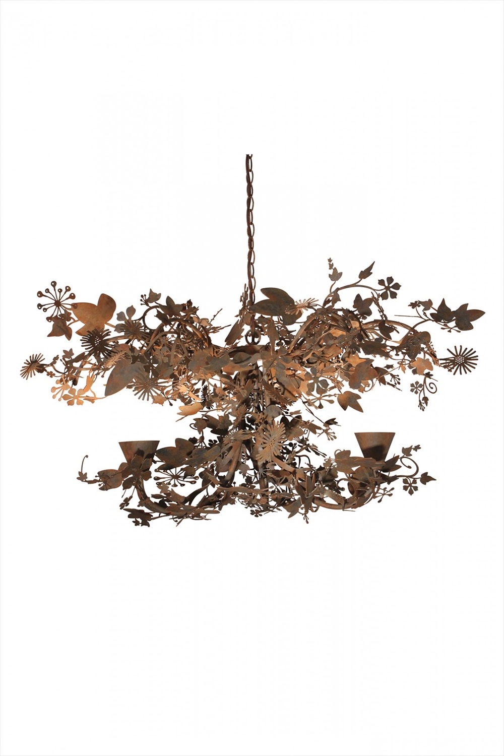 Small Ivy Chandelier MCL37S Forest Rust