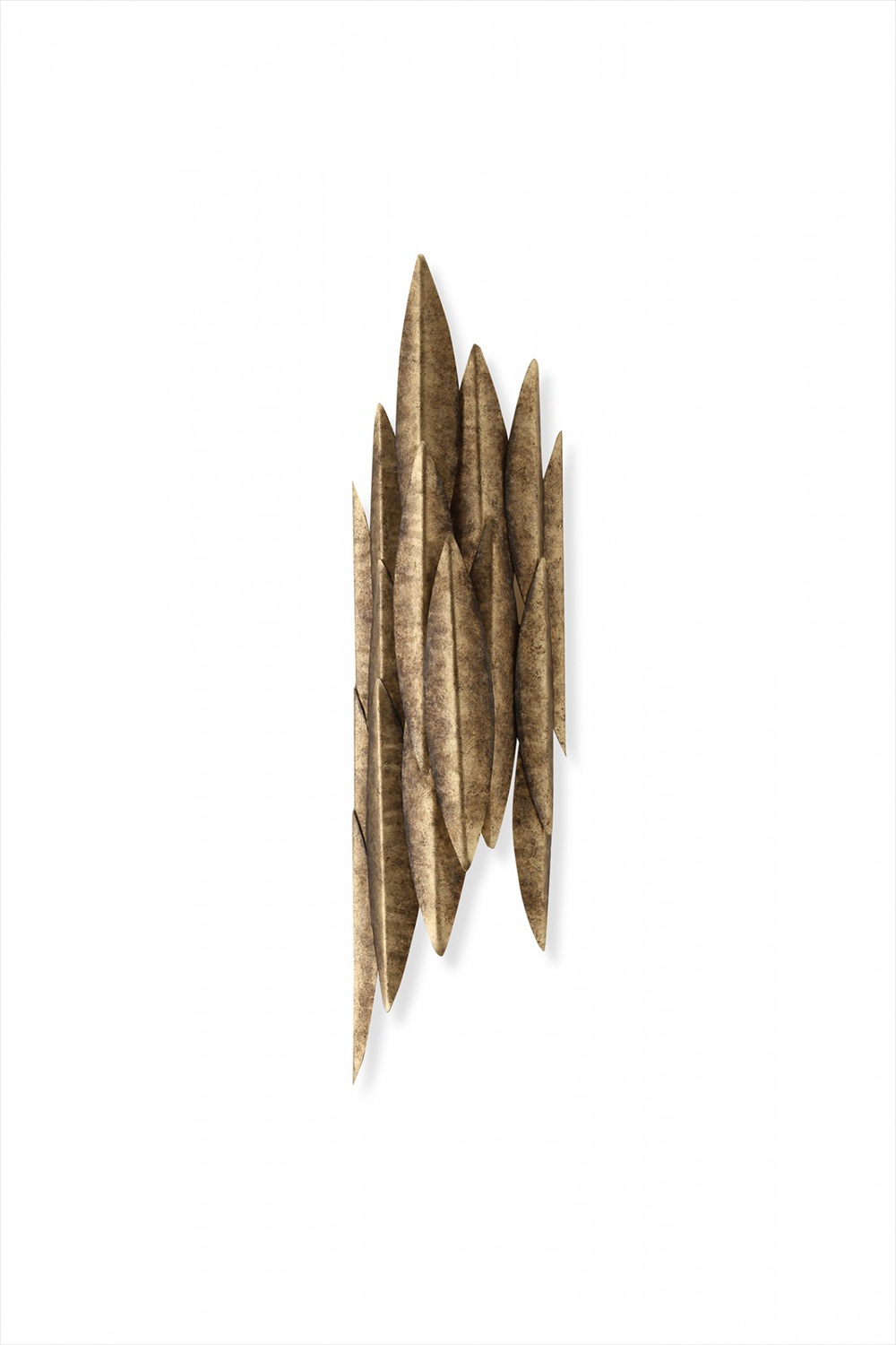 Small Leaf Wall Light TWL91S Cosmic Gold