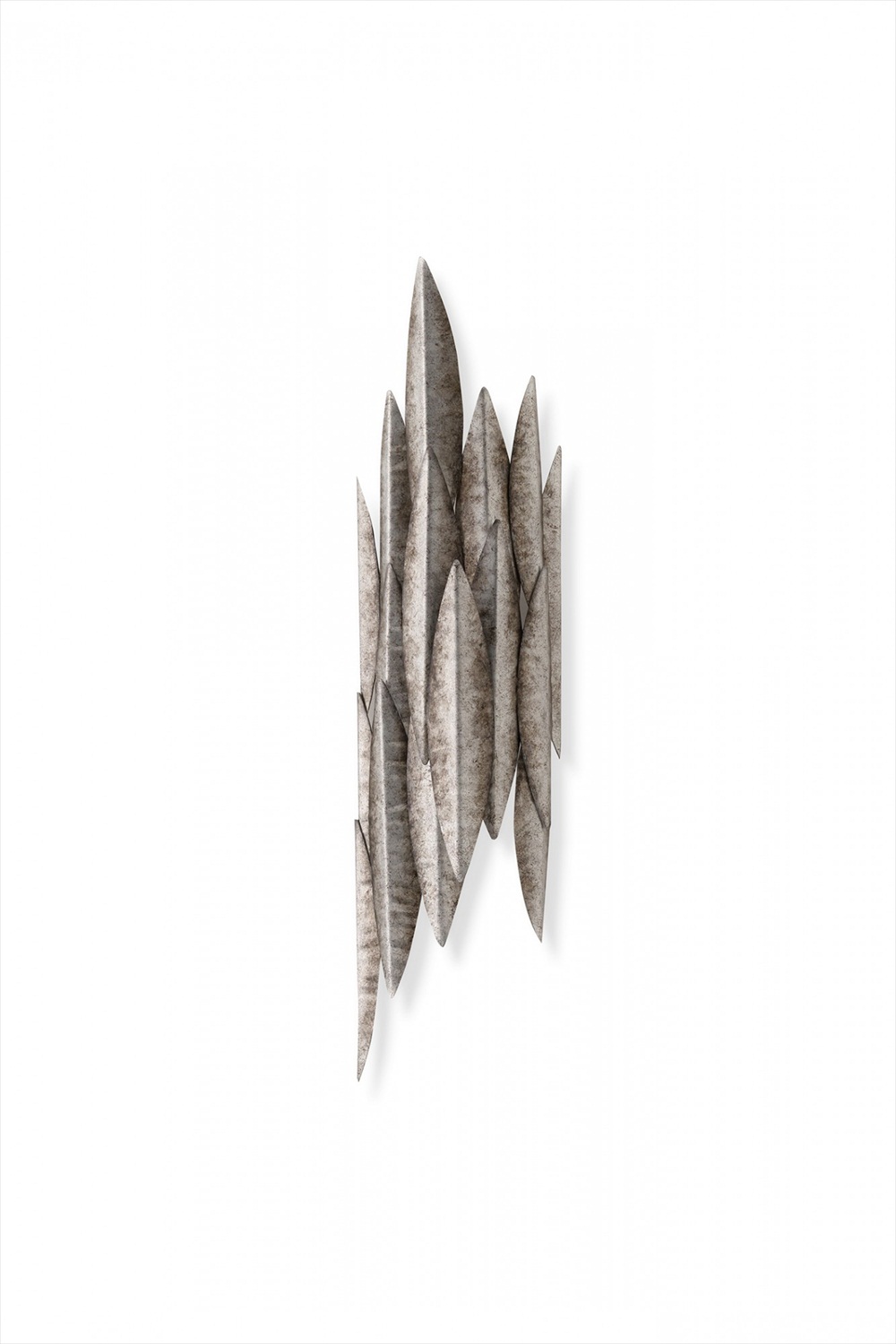 Small Leaf Wall Light TWL91S Cosmic Silver