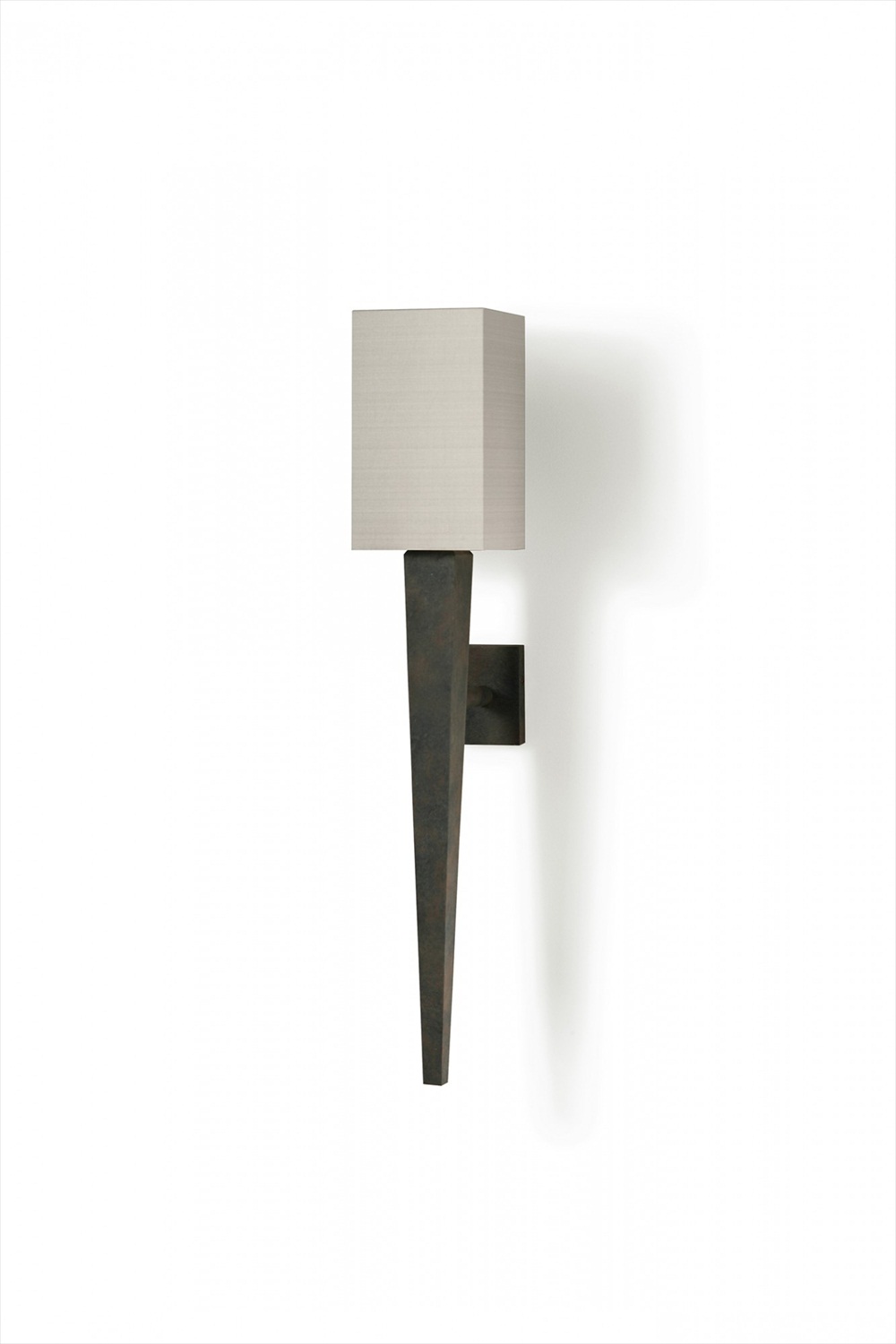 Small Tapering Wall Light TWL16S Italian Rust