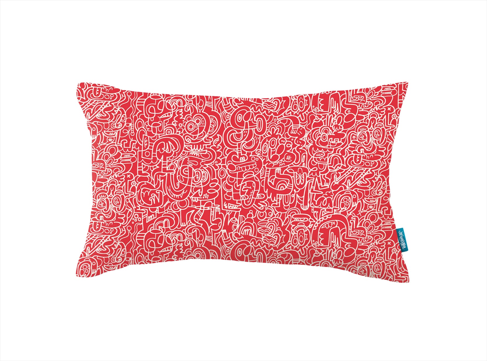 Spaghetti Yeti Cushion Ketchup KDC5144-08