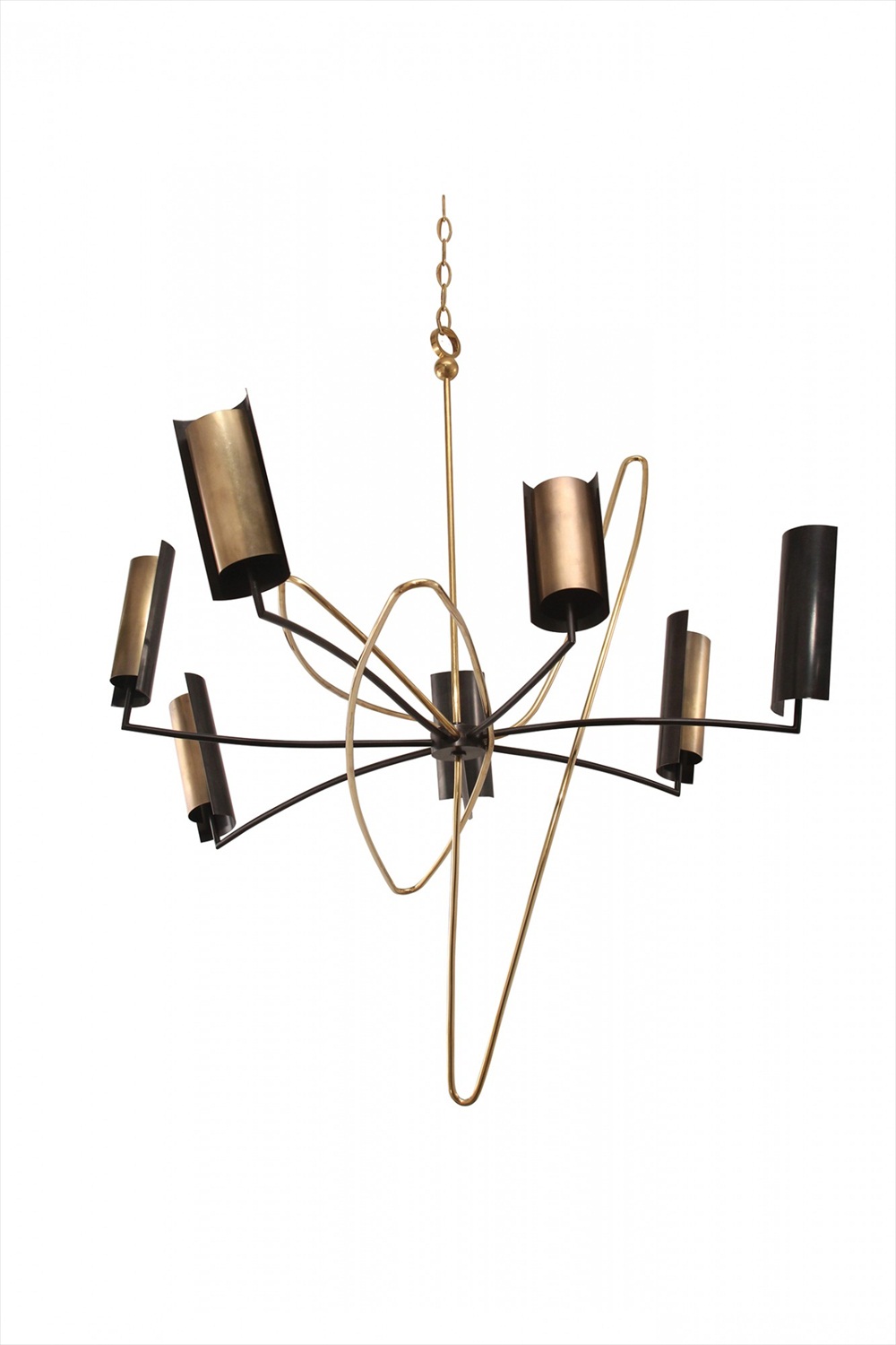 Sputnik Ceiling Light MCL34 Antiqued Brass