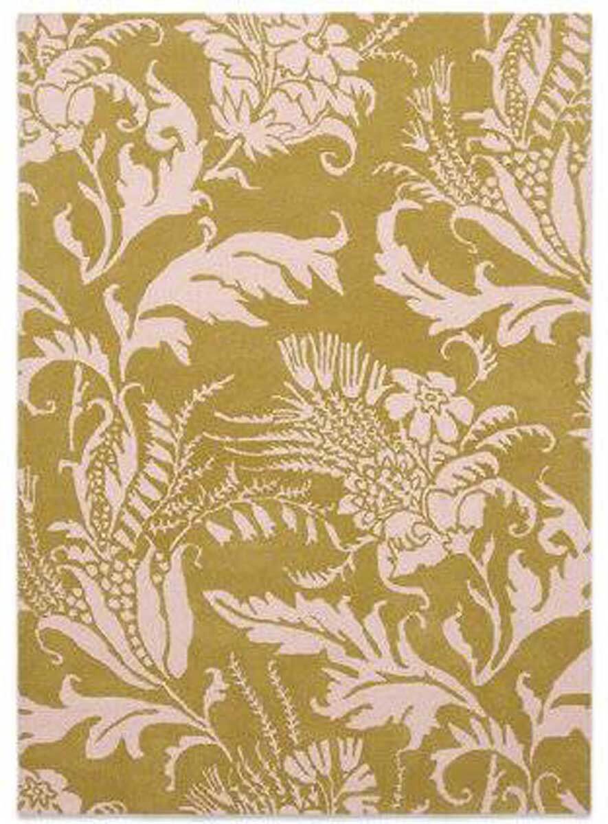 Baroque Yellow 162906 Rug