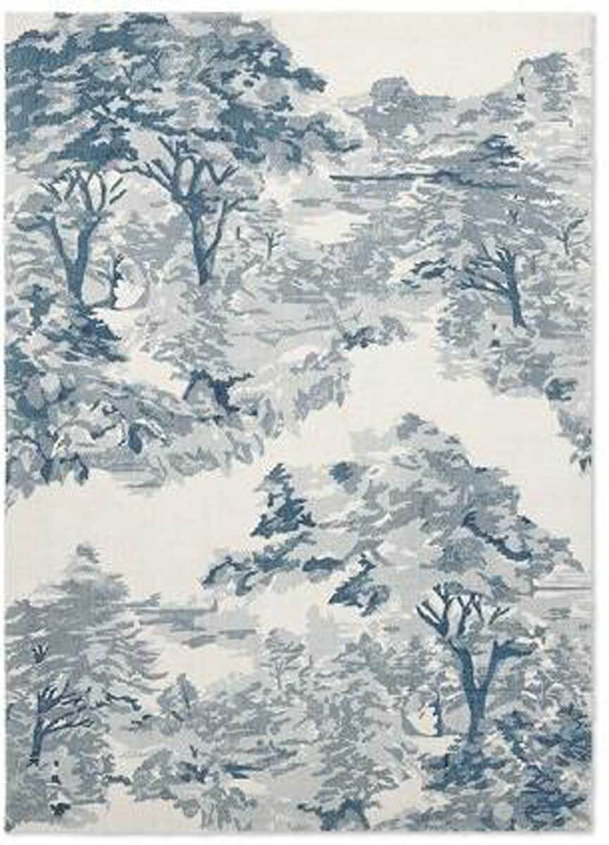 Landscape Toile Light Blue 162608 Rug