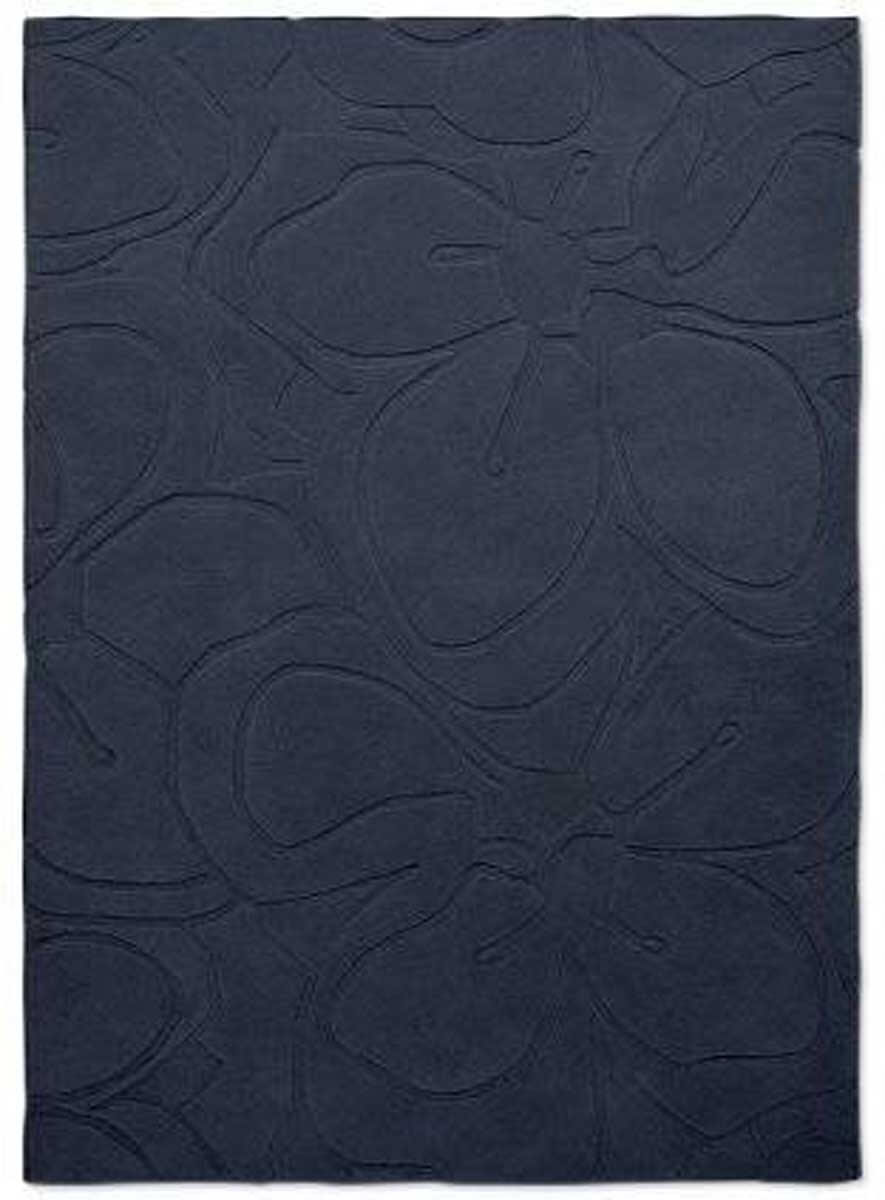 Romantic Magnolia Dark Blue 162708 Rug