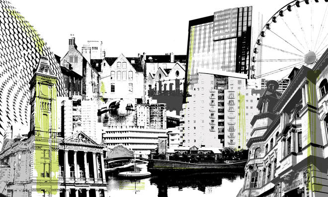 Cityscapes Montage Birmingham