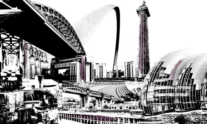 Cityscapes Montage Newcastle