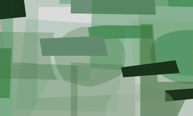 Abstract Green 3x5m