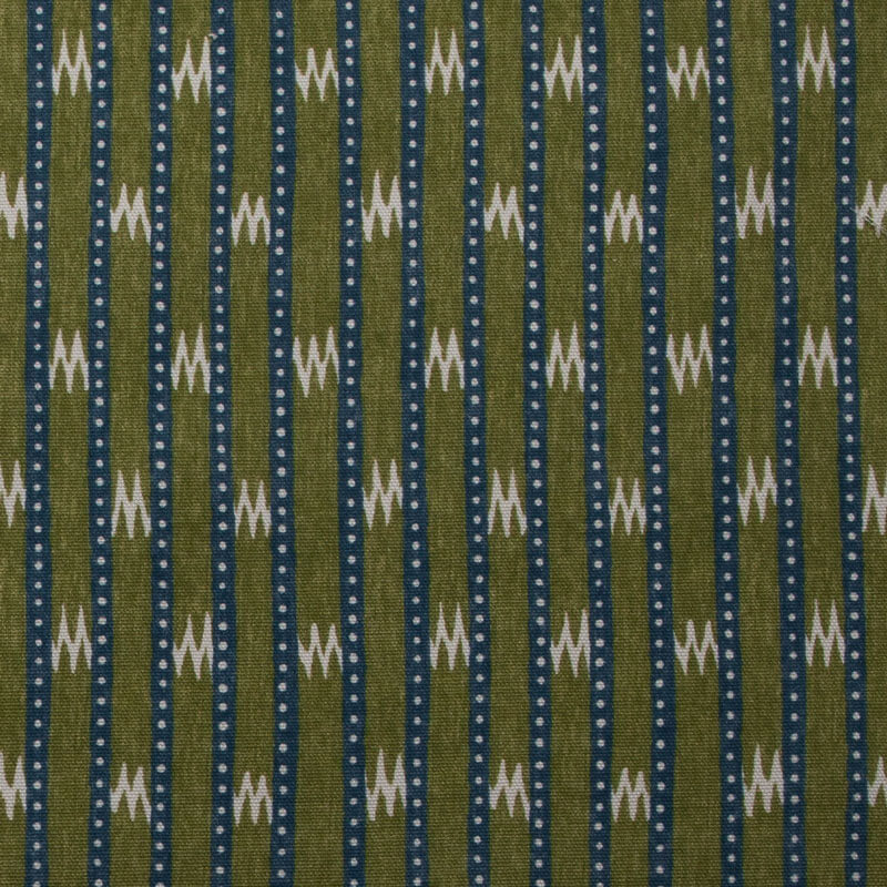 Zig Zag Navy & Emerald