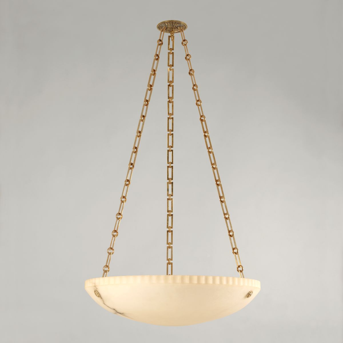 Bolton Alabaster Bowl Ceiling Light CL0283.BR