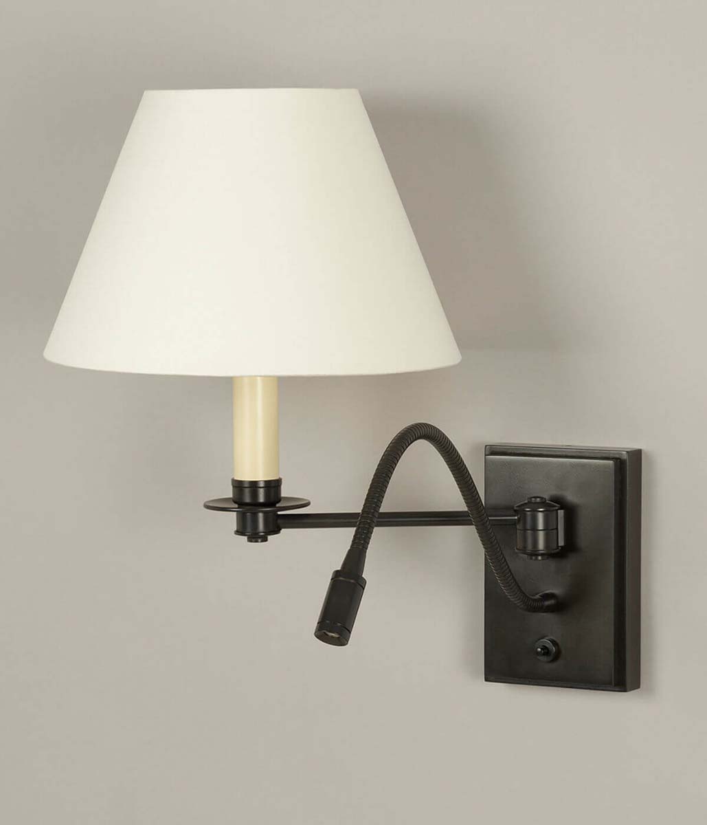 Bordon Swing Arm Reading Wall Light WA0368.BZ