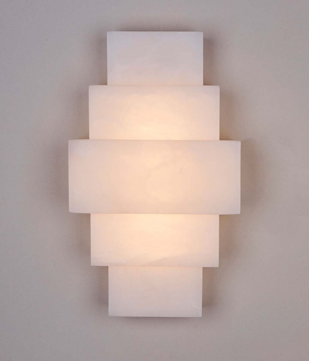 Drummond Alabaster Wall Light WA0380.BR
