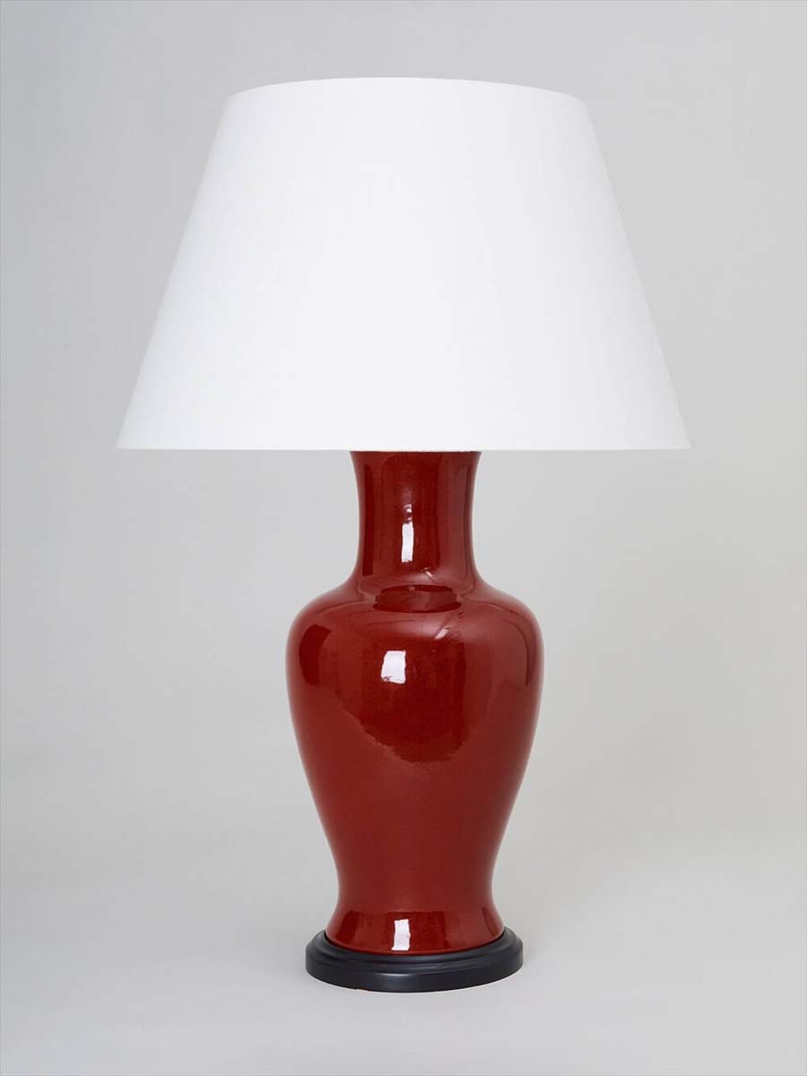 Fishtail Vase Sang de Boeuf TC0161.BK