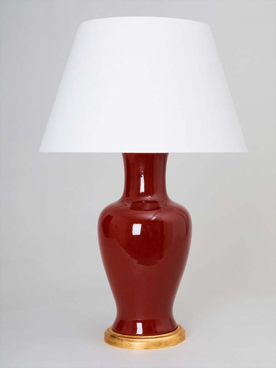 Fishtail Vase Sang de Boeuf TC0161.GI